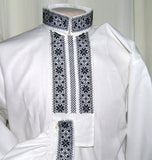 Bunadskjorte Voss dame, brodert - A Larsen Husflid AS