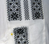 Bunadskjorte Voss dame, brodert - A Larsen Husflid AS