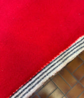 Metervare Rødtrøyematriale med stripet jarekant, (14)(L)
