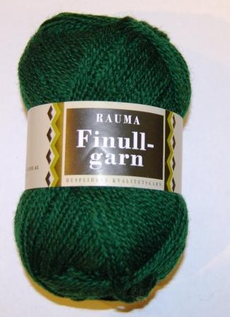 Garn, Rauma Finullgarn Grønn farge 432 - A Larsen Husflid AS